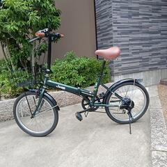 🎀😄被災地応援品・未登録・ブランドjeepの折りたたみ自転車(配達可能)