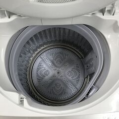 洗濯機 6.0kg シャープ ES-GE6C 2019年製 W(幅)56.5×D(奥行き)53.5×H(高さ)89.8cm ※クリーニング済み