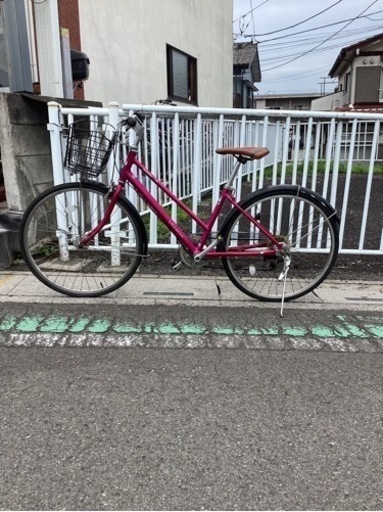 【中古自転車】Bs  26インチ (ピンクメタリック) 外装6段