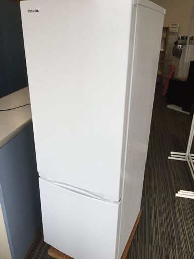 ♪TOSHIBA 東芝 ノンフロン冷凍冷蔵庫 GR-T17BS 家庭用 170L 2022年製 キッチン家電 中古 (NF240625) 360-384