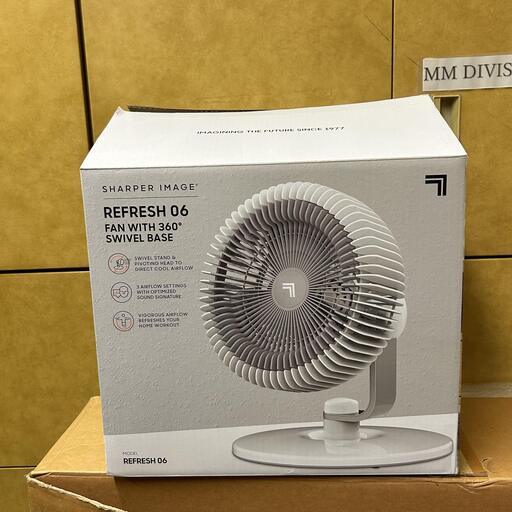 【定価約9500円！】Sharper Image Refresh 06 扇風機ファン (モダニティ) 赤羽橋の季節、空調家電《扇風機》の中古