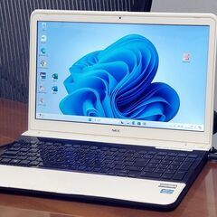 NEC 15インチ ヤマハサウンド【win10+win11 起動8秒 CPUスコア5121】i7