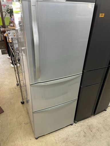 冷蔵庫　No.12509　東芝　2008年製　339L　GR-34ND(S)　【リサイクルショップどりーむ荒田店】