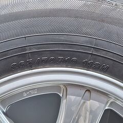 V26WG パジェロにて使用 タイヤアルミ付き