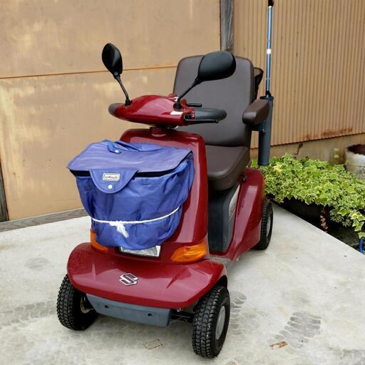 【売却済み】SUZUKI シニアカー セニアカー ワインレッド 動作確認済み