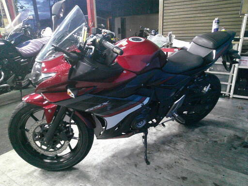 SUZUKI GSX250R 黒/赤 格安提供車 半額配送キャンペーン 期間限定価格