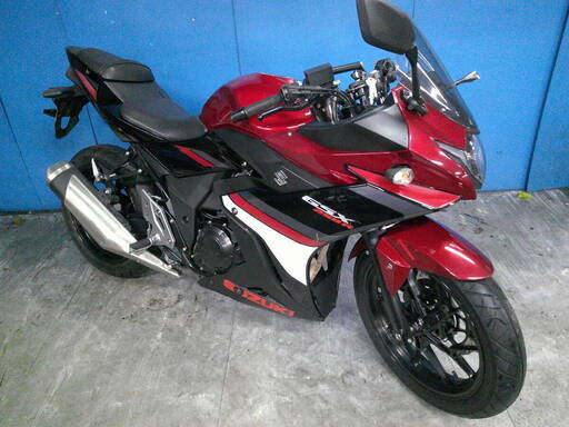 SUZUKI GSX250R 黒/赤 格安提供車  半額配送キャンペーン 期間限定価格 現状渡し諸経費￥0- 横浜 P-Yard
