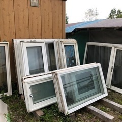 中古アルミサッシ樹脂サッシまとめて 