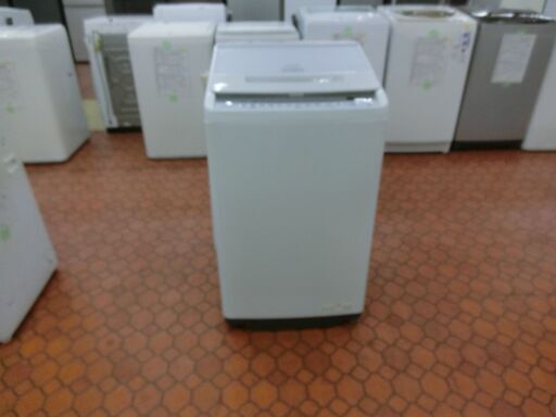 ID 193420　洗濯機7K　日立　2021年　BW-V70FE8