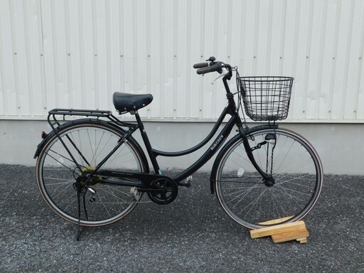 中古自転車多数販売中!　試乗して下さい!　早い者勝ち!　ご来店ください!　シティサイクル  あさひ[ASAHI]　サブクルー　27インチ　ブラック　外装6段変速　オートライト　鋲をうったデザインのサドル　グリップタイプの変速レバー　通勤通学に便利!!!　売れてます!　早い者勝ち!　外観状態は全体的に極めて良好と思います!　m29