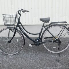 中古自転車多数販売中!　試乗して下さい!　早い者勝ち!　ご来店ください!　シティサイクル  あさひ[ASAHI]　サブクルー　27インチ　ブラック　外装6段変速　オートライト　鋲をうったデザインのサドル　グリップタイプの変速レバー　通勤通学に便利!!!　売れてます!　早い者勝ち!　外観状態は全体的に極めて良好と思います!　m29