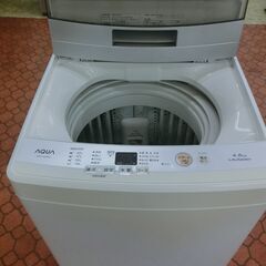 ID 193680 洗濯機4.5K アクア 2018年 AQW-S4E5（W)