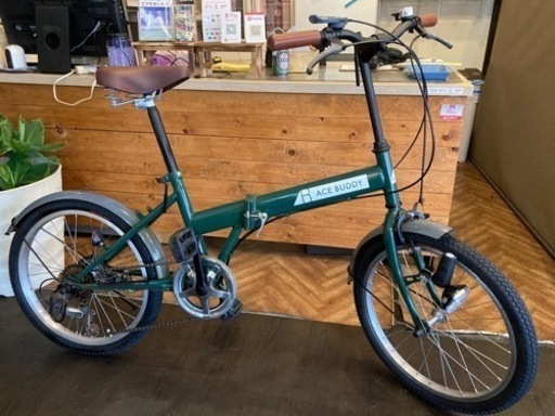 前後タイヤ・チューブ新品！】6段変速 ダイナモライト付き20インチ