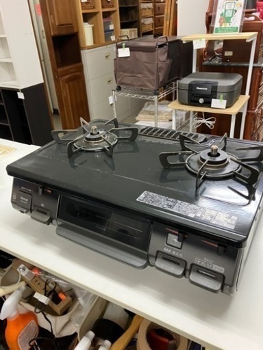 取引場所 南観音 K2406-872  リンナイ ガステーブル LPガス用 2020年製 RT64JH6S2-GR 汚れキズあり