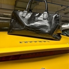 超最高級・:*+.\(( °ω° ))/.:+】高級クロコボストンバッグ メンズ