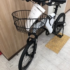 Besv電動アシスト自転車20インチホワイト×ブラック【トレファク堺福田店】