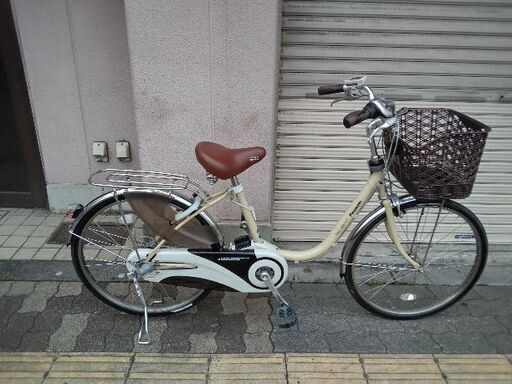 【本体のみ】[Panasonic]ViVi DX  24吋 電動アシスト自転車(アイボリー)