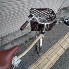 【本体のみ】[Panasonic]ViVi DX  24吋 電動アシスト自転車(アイボリー)