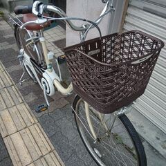 【本体のみ】[Panasonic]ViVi DX  24吋 電動アシスト自転車(アイボリー)