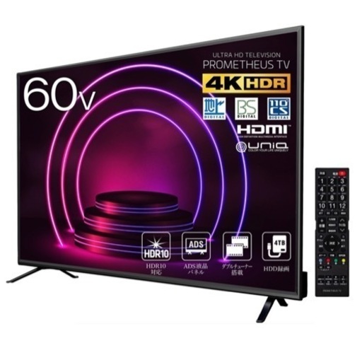 60インチ　4k テレビ　TV