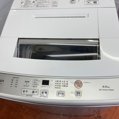AQUA洗濯機　2022年6kg無料配達