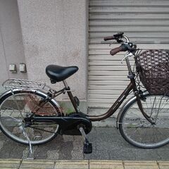 本体のみ】[Panasonic]ViVi TX 24吋 電動アシスト自転車(チョコ