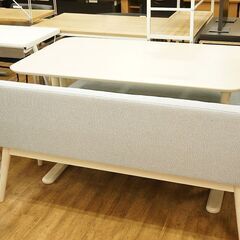 北大前! 札幌 引取 Francfranc フランフラン ピオニ ダイニングセット ベージュ系 ベンチ×2点 テーブル イス 食卓テーブル 家具 2047827