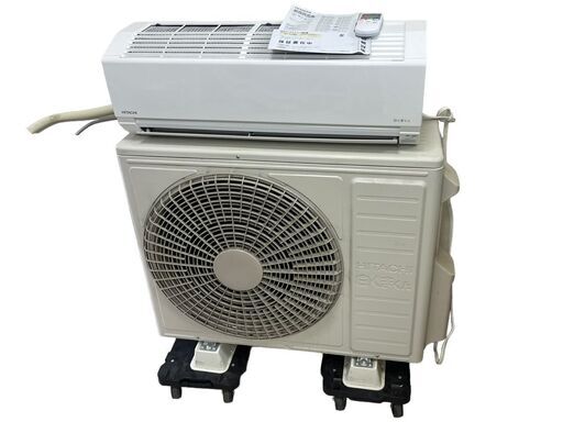 JY HITACHI ルームエアコン おもに18畳 200V 2022年製 RAS-AJ56M2 エルバー型 ポンプダウン済
