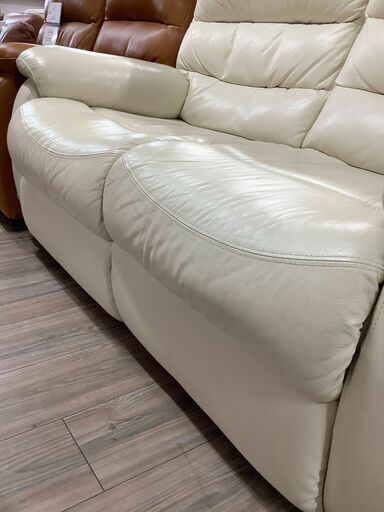 【美品】　ニトリ　電動リクライニングソファー 美品」ニトリ電動リクライニングソファー