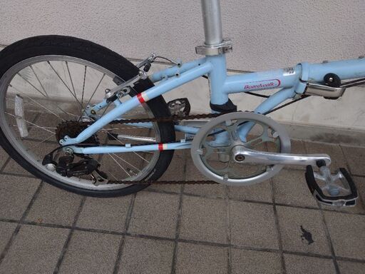 ★★★激安 クロモリフレーム 艶消水色【ミニベロ ダホン ボードウォークＤ７・DAHON BOARDWALK D7折り畳み自転車 小径車】★★★