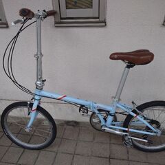 ★★★激安 クロモリフレーム 艶消水色【ミニベロ ダホン ボードウォークＤ７・DAHON BOARDWALK D7折り畳み自転車 小径車】★★★