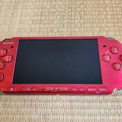 PSP3000 レッド + ポップンミュージックポータブル
