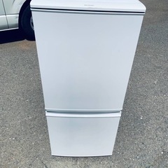 シャープ　ノンフロン冷凍冷蔵庫　SJ-D14B-W