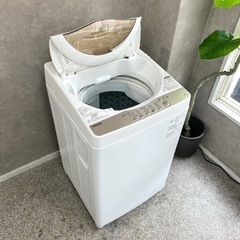☑︎ご成約済み🤝 TOSHIBA 一人暮らし洗濯機5kg✨ 2019年製⭕️