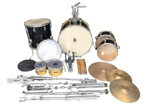 YAMAHA ヤマハ batter 188 TRANSPARENT 日本製　楽器 打楽器 ドラム セット 中古楽器 現状品