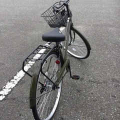 【✨めったに出ない新古品❗️なんと使用期間10日❗️27インチ❗️通勤通学❗️鍵2本付き❗️】27インチ自転車