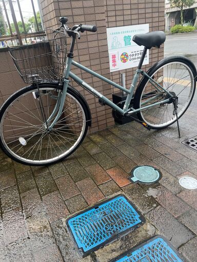 リサイクルショップどりーむ荒田店 No1316 自転車　シティサイクル　２６インチ　LEDライト付き　乗りやすいフラットハンドル♪　状態良好♪