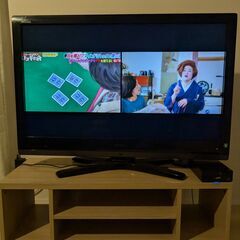 【今週末引取りの方優先】37型東芝REGZA＋1TB外付けHD＋FireTV Stick（TVer・YouTube視聴可）＋テレビ裏ラック