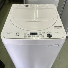 【リサイクルショップ　ピカソ　小松原】★分解洗浄済み★2020年製 シャープ SHARP 5.5kg 全自動洗濯機 ES-GE5E-W★1627★