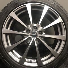 【KENDA KR36 ICETEC NEO 215/45R17】スタッドレス【Exceeder 17インチ 7J5HPCD100+50】プリウス レガシィ インプレッサ等　(KTL089)
