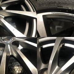 【KENDA KR36 ICETEC NEO 215/45R17】スタッドレス【Exceeder 17インチ 7J5HPCD100+50】プリウス レガシィ インプレッサ等　(KTL089)