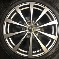 【KENDA KR36 ICETEC NEO 215/45R17】スタッドレス【Exceeder 17インチ 7J5HPCD100+50】プリウス レガシィ インプレッサ等　(KTL089)