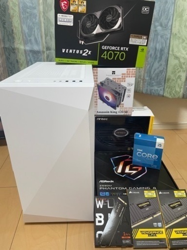 【郵送可】 i5-13600KF＆RTX4070 /MS-Office2021pro 搭載 ★ハイスペ\u0026高FPSゲーミングPC★メモリ32G/SSD1T/無線LAN/Win11pro