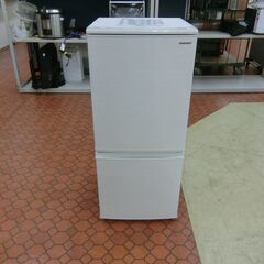 ID 193123 冷蔵庫2ドア 137L シャープ 2019年 SJ-D14E-W