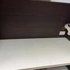 安定のニトリ?2面レンジボード NITORI?ブラウン 茶色 食器棚?926