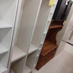 FBS-75T　WH　ｳｯﾄﾞﾘﾋﾞﾝｸﾞﾊｲｼｪﾙﾌ　ｱｳﾄﾚｯﾄ　 高さ(H)180 × 幅(W)74 × 奥行(D)29.5 (cm)　【joh1567】