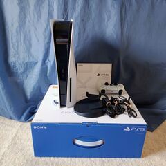 ＰＳ５本体　元箱他一式。初期化済み。 PS5本体 元箱他一式。初期化済み。