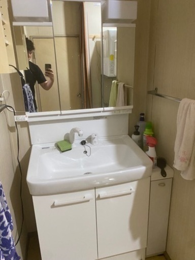 75センチ洗面台一式　外せる方