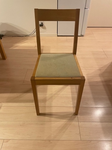 日本国内発送・最短翌日お届け 無印良品・イス・オーク材 三脚おまとめ 