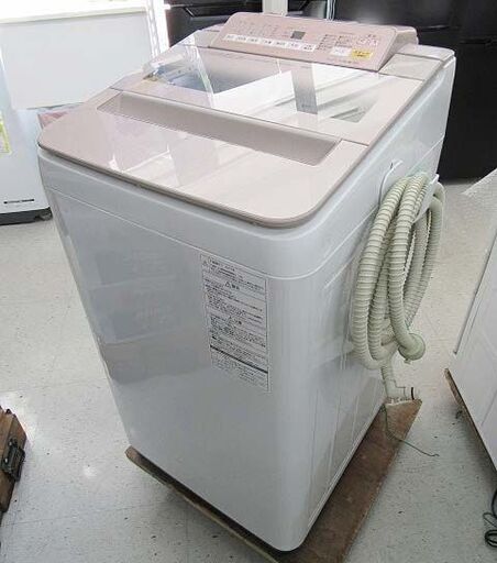 売約済【恵庭】パナソニック 2017年製 7㎏ 全自動洗濯機 NA-FA70H5 ピンク ふろ水ポンプ付 中古品 paypay支払いOK!